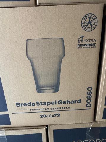 Breda Horeca Stapel Glas gehard  beschikbaar voor biedingen