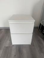 Wit IKEA nachtkastje - Gebruikt, Ophalen, Gebruikt, 1 of 2 laden, Minder dan 100 cm
