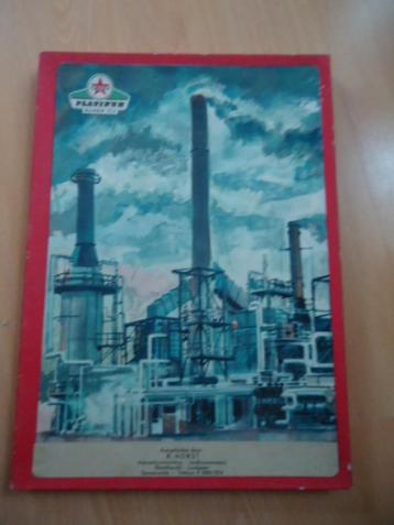 Caltex Platinum super IC+ oude puzzel, jaren 50, Garmerwolde beschikbaar voor biedingen