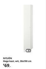 Ikea Badkamerkast Hoge Kast Wit Nysjōn, Ophalen, (Half)hoge kast, Minder dan 50 cm, Gebruikt