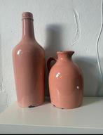 Twee mooie roze vazen aardewerk, Ophalen of Verzenden