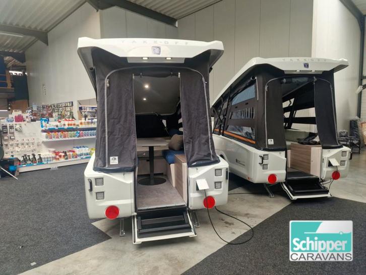 Take-Off Xcite, Caravans en Kamperen, Caravans, Bedrijf, tot en met 2, 500 - 750 kg, Overige merken, 4 tot 5 meter, Disselslot