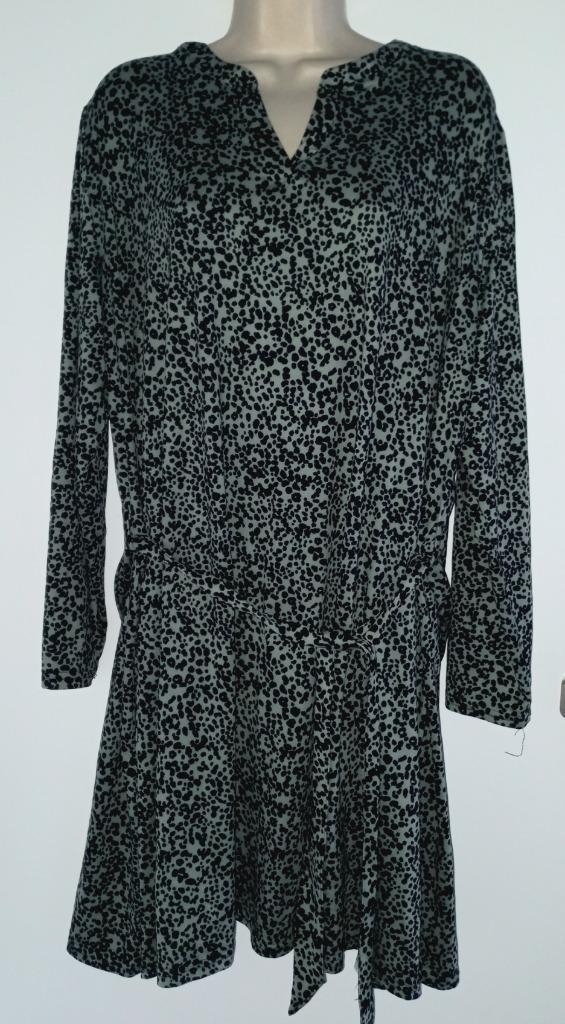 Janina jurk maat 48, Kleding | Dames, Grote Maten, Zo goed als nieuw, Jurk, Zwart, Ophalen of Verzenden