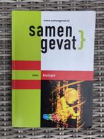 Samengevat Biologie VWO, Ophalen of Verzenden, Zo goed als nieuw, VWO, Biologie
