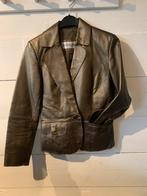 Luxe leren brons kleurig jasje, Ophalen of Verzenden, Zo goed als nieuw, Maat 38/40 (M), Overige kleuren