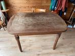 Houten uitklapbare tafel, Ophalen, Gebruikt, 50 tot 100 cm, Vijf personen of meer