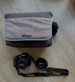 DSLR Camera Nikon D3400 + Nikon AF-S 50mm F/1.4G + Opbergtas, Audio, Tv en Foto, Fotografie | Lenzen en Objectieven, Ophalen, Zo goed als nieuw