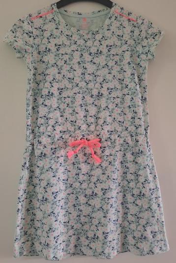 Lief bloemetjes Hema jurkje zomer 146-152	 beschikbaar voor biedingen