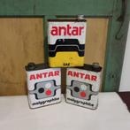 Olie blik olie drum ANTAR motor oil barn found origineel, Ophalen of Verzenden