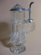 Antiek kristallen bierpul 19e eeuw, Antiek en Kunst, Antiek | Glas en Kristal, Ophalen of Verzenden