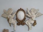 groot antiek ENGELEN ORNAMENT/wandbord Nina Hartmann, L= 115, Ophalen