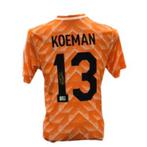 Erwin Koeman gesigneerd Nederland 1988 thuis shirt, Verzamelen, Shirt, Overige binnenlandse clubs, Ophalen of Verzenden, Zo goed als nieuw