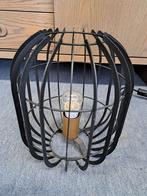 Industriële zwarte lamp, Huis en Inrichting, Ophalen of Verzenden, Gebruikt, Metaal, Industrieel