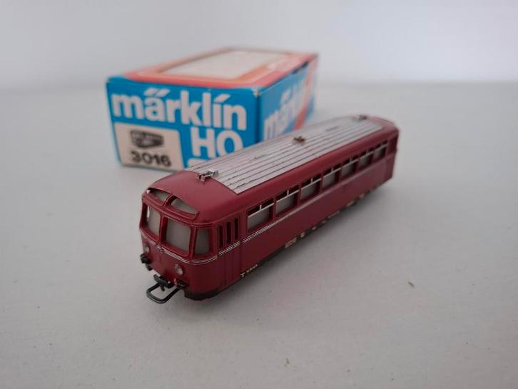 Marklin H0 3016.1 schienen bus motorwagen van de DB, Hobby en Vrije tijd, Modeltreinen | H0, Gebruikt, Locomotief, Wisselstroom