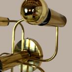 Leola wand/plafondlamp by sciolari 70's mid century, Ophalen of Verzenden, Gebruikt, Metaal