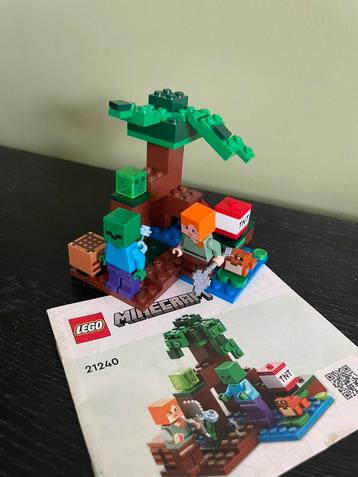 Lego Minecraft het moeras avontuur Lego Minecraft 21240 beschikbaar voor biedingen