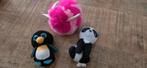 knuffeltjes 3x samen in 1 koop, Ophalen of Verzenden, Gebruikt, Overige typen