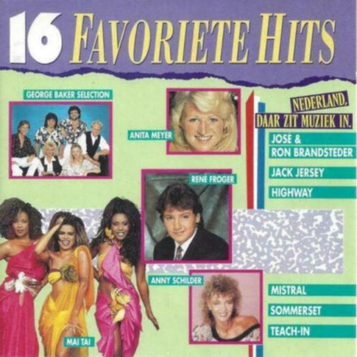 16 Favoriete Hits CD, Cd's en Dvd's, Cd's | Pop, Zo goed als nieuw, 1980 tot 2000, Verzenden