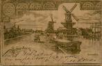 Rotterdam - Overschie - Molen, Verzamelen, Ansichtkaarten | Nederland, Ophalen of Verzenden, Voor 1920, Gelopen, Zuid-Holland