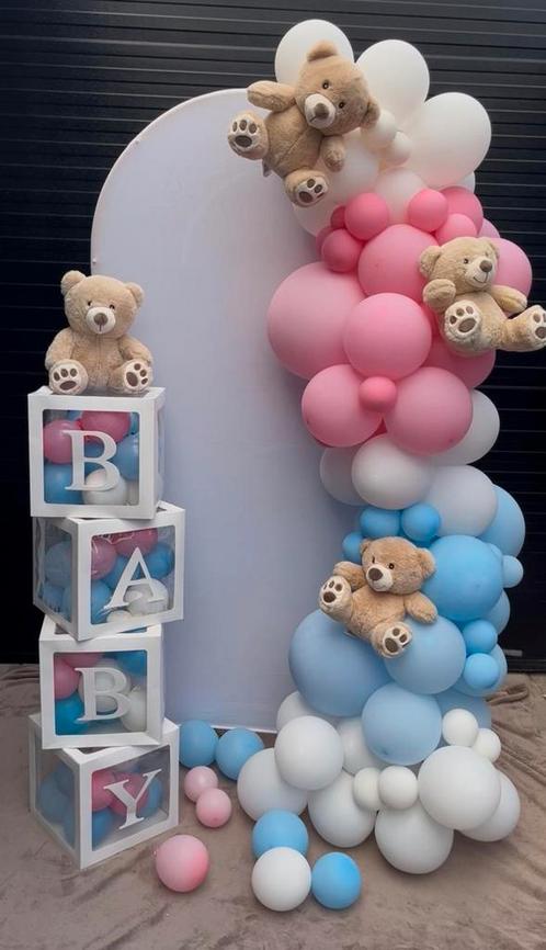 Ballon decoratie op Maat voor Jouw feest!, Hobby en Vrije tijd, Feestartikelen | Verhuur, Zo goed als nieuw, Geboorte of Huwelijk