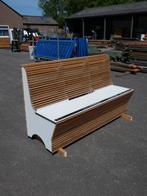 Banken gemaakt van trespa en hardhout, Gebruikt, Overige maten, Minder dan 75 cm, 150 tot 200 cm