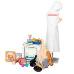 Bakker Thema Kist met Verkleedkleding & Spelletjes, Ophalen of Verzenden, Zo goed als nieuw, Hout, Speelkeuken-accessoire