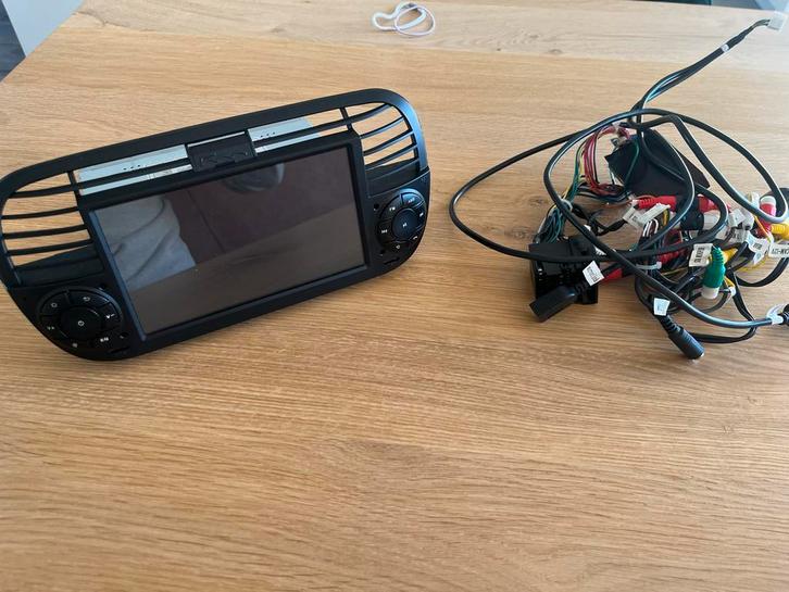 Fiat 500 Android Radio - Goed Werkend!, Auto diversen, Autoradio's, Gebruikt, Ophalen of Verzenden