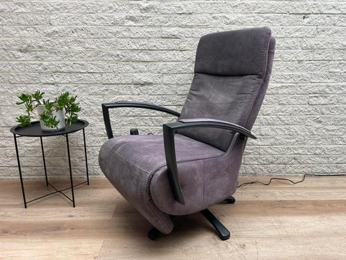 Xoon Verstelbare relax fauteuil relax stoel draaibaar XL, Huis en Inrichting, Fauteuils, Gebruikt, Stof, 50 tot 75 cm, Minder dan 75 cm