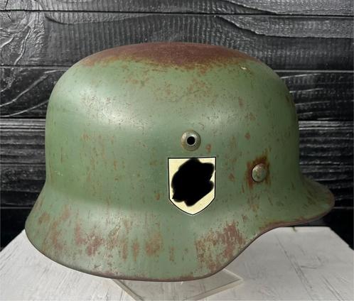 Duitse Helm XX, Verzamelen, Militaria | Tweede Wereldoorlog, Landmacht, Helm of Baret, Duitsland, Ophalen of Verzenden