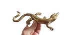 Messing vintage hagedis salamander 17 cm 1103, Verzamelen, Beelden en Beeldjes, Gebruikt, Ophalen of Verzenden, Dier