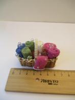 poppenhuis mandje met handdoekjes voor de badkamer, Ophalen of Verzenden, Zo goed als nieuw, Decoratie