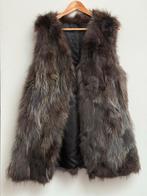 Lange bont gilet van vossenbont - Maat L, Kleding | Dames, Bodywarmers, Ophalen of Verzenden, Zo goed als nieuw, Maat 42/44 (L)