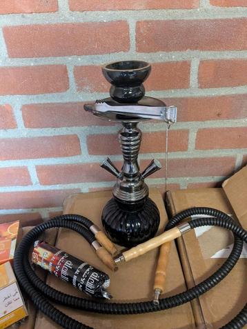 Waterpijp Shisha Compleet 2 slangen te koop beschikbaar voor biedingen