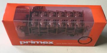 PRIMEX/MäRKLIN H0 # 4587 ZUUR CONTAINER WAGEN BRUIN/BRUIN -2 beschikbaar voor biedingen