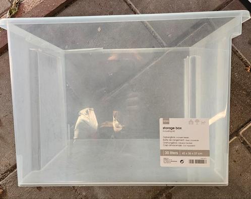 Hema opbergbakken met deksel. Witte en lichtgrijs 50 stuks, Huis en Inrichting, Woonaccessoires | Overige, Zo goed als nieuw, Ophalen of Verzenden