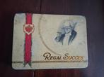 antieke Regal Succes blikken sigarendoos *eureka*, Verzamelen, Ophalen of Verzenden, Gebruikt, Tabaksdoos of Verpakking