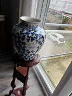 Delfts Blauwe Bolle Buik Vaas - Handbeschilderd, Antiek en Kunst, Ophalen of Verzenden