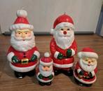 Vintage Kerstman Kaarsen Set Groot en Klein, Ophalen of Verzenden, Gebruikt