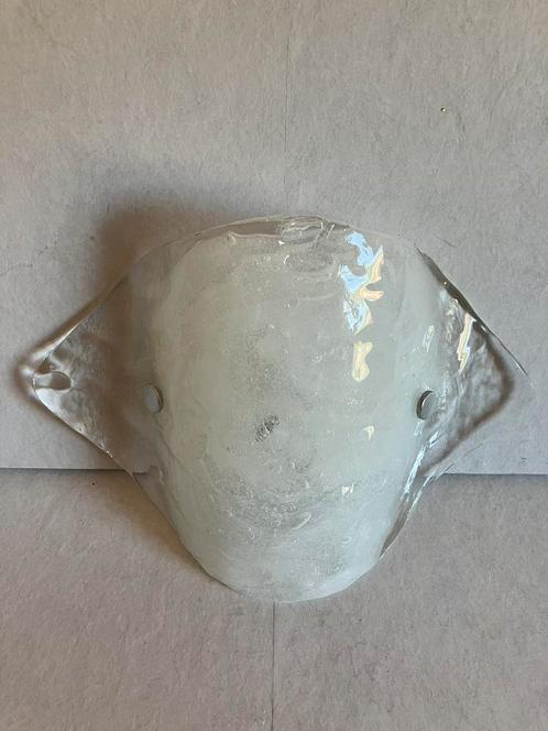 Carlo Nason voor Kalmar Franken vintage wandlamp van ijsglas, Huis en Inrichting, Lampen | Wandlampen, Gebruikt, Glas, Ophalen of Verzenden
