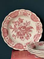 Ridgway Windsor Staffordshire pink set van 4 diepe borden, Huis en Inrichting, Keuken | Servies, Nieuw, Ophalen of Verzenden, Bord(en)