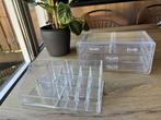 Make-up organizer (2 stuks), Ophalen of Verzenden, Zo goed als nieuw, Gehele gezicht, Toebehoren