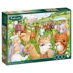 Falcon Deluxe: The Alpaca Farm 1000 stukjes, Ophalen of Verzenden, 500 t/m 1500 stukjes, Nieuw, Legpuzzel