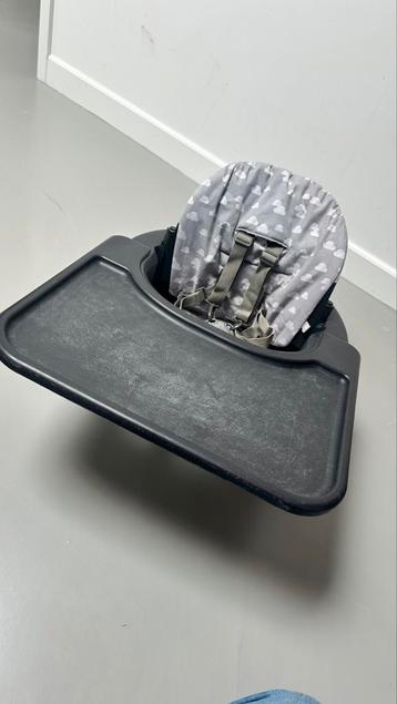 Stokke Steps opzetstuk baby set + kussentje + tray + gordels beschikbaar voor biedingen