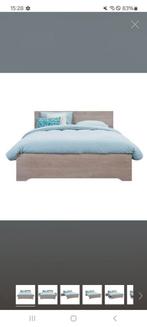 tempo bed leen bakker grijs 160x200, Ophalen, Gebruikt, Tweepersoons, 200 cm