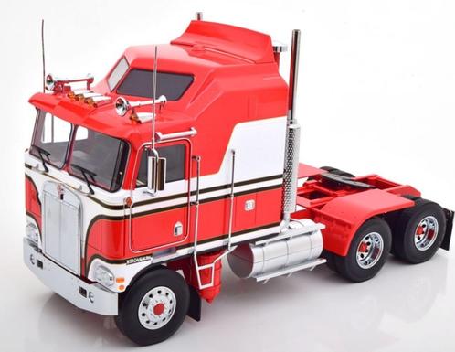 1:18 - Truck Kenworth K100 Aerodyne - 1976 - Rood/Wit, Hobby en Vrije tijd, Modelauto's | 1:18, Nieuw, Overige typen, Overige merken