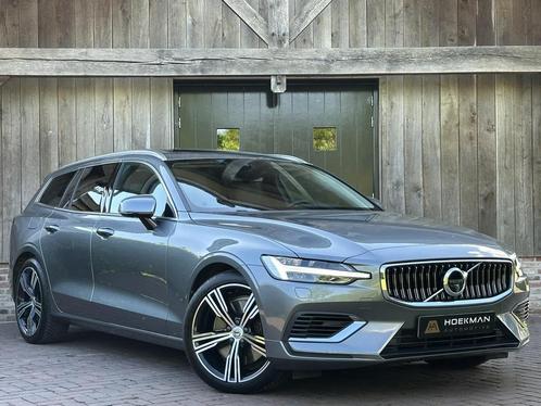 Volvo V60 2.0 T6 Recharge AWD Inscription Automaat | Panoram, Auto's, Volvo, Bedrijf, Te koop, V60, 360° camera, 4x4, ABS, Adaptive Cruise Control