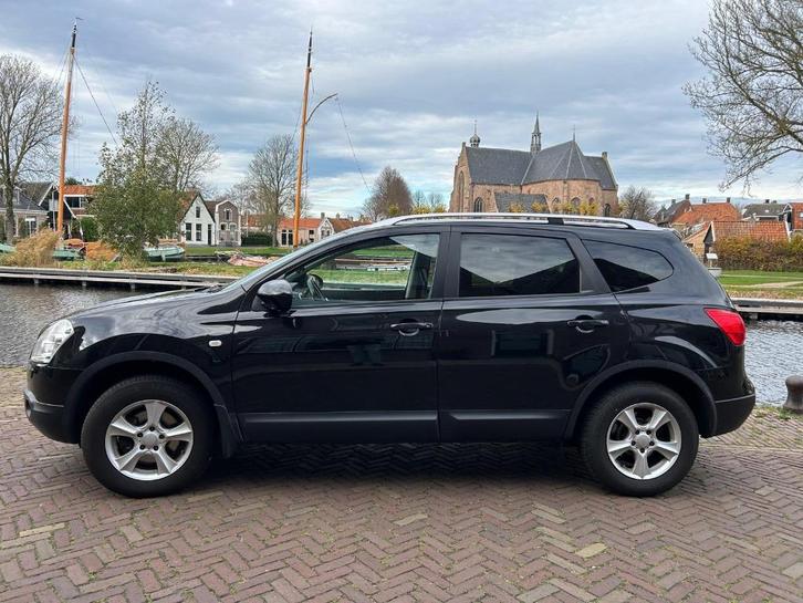 Nissan Qashqai+2 (7 PERSOONS) 2.0 2WD 2010 Zwart Panoramadak, Auto's, Nissan, Qashqai+2, ABS, Airbags, Airconditioning, Bluetooth