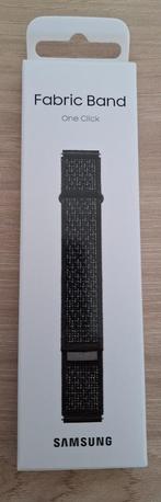 Samsung Galaxy Fabric Band zwart voor Watch 6/7, Sieraden, Tassen en Uiterlijk, Horloges | Heren, Overige merken, Overige materialen