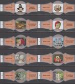 Sigarenbanden van De Efteling, Royal Flush 1-10 lichtoranje, Verzamelen, Rookartikelen, Aanstekers en Luciferdoosjes, Ophalen of Verzenden