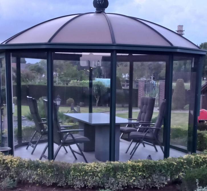 Te koop Prieel, Tuin en Terras, Tuinhuizen, Zo goed als nieuw, Metaal, 1 raam, Ophalen